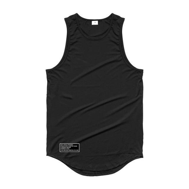 Men's Gym Vest – Breathable Polyester Workout Tank Top