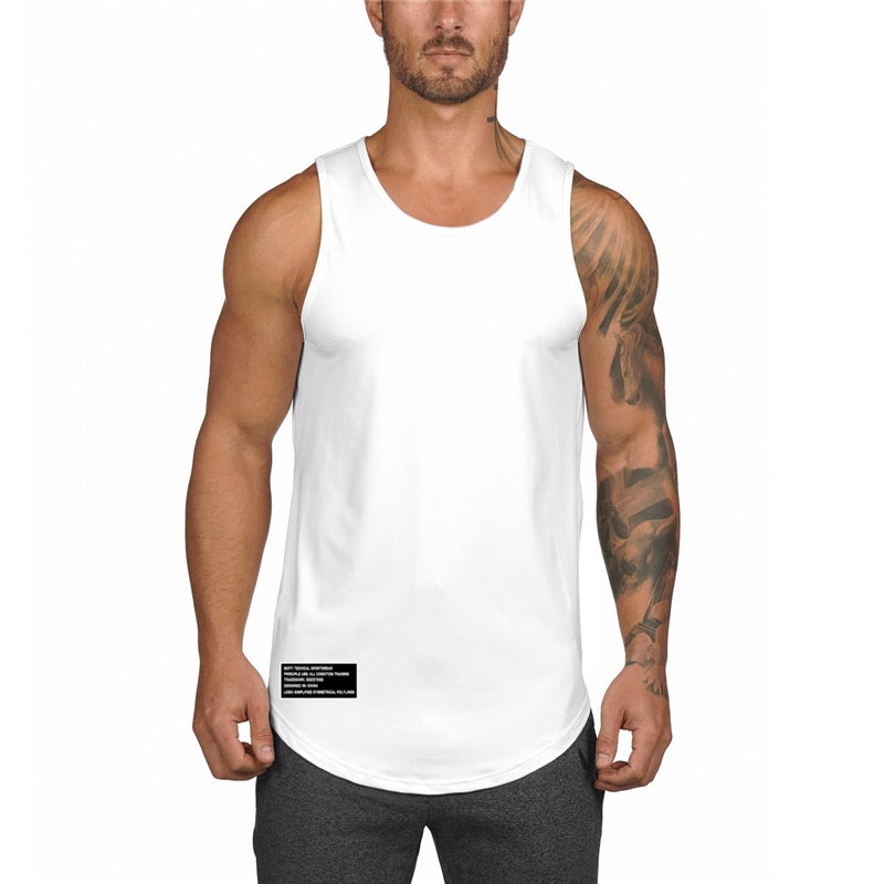 Men's Gym Vest – Breathable Polyester Workout Tank Top