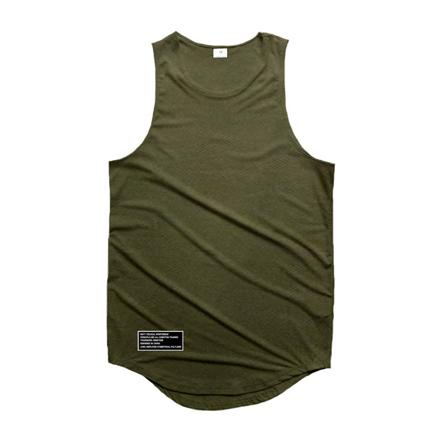 Men's Gym Vest – Breathable Polyester Workout Tank Top