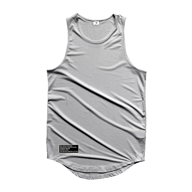 Men's Gym Vest – Breathable Polyester Workout Tank Top