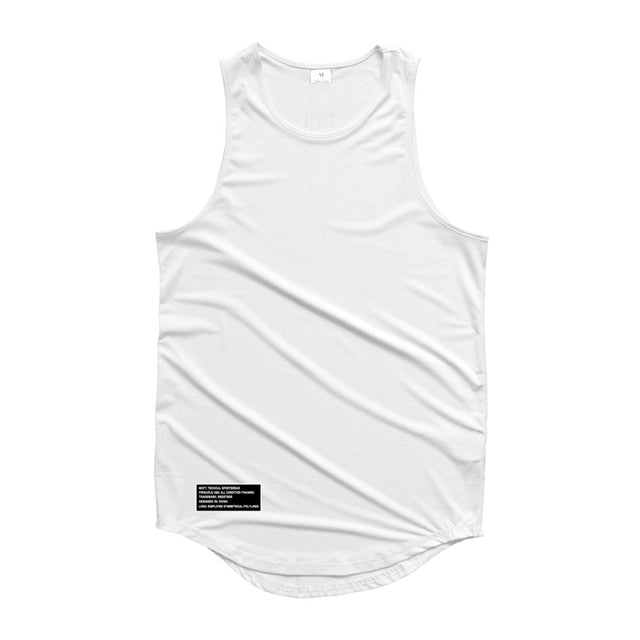 Men's Gym Vest – Breathable Polyester Workout Tank Top