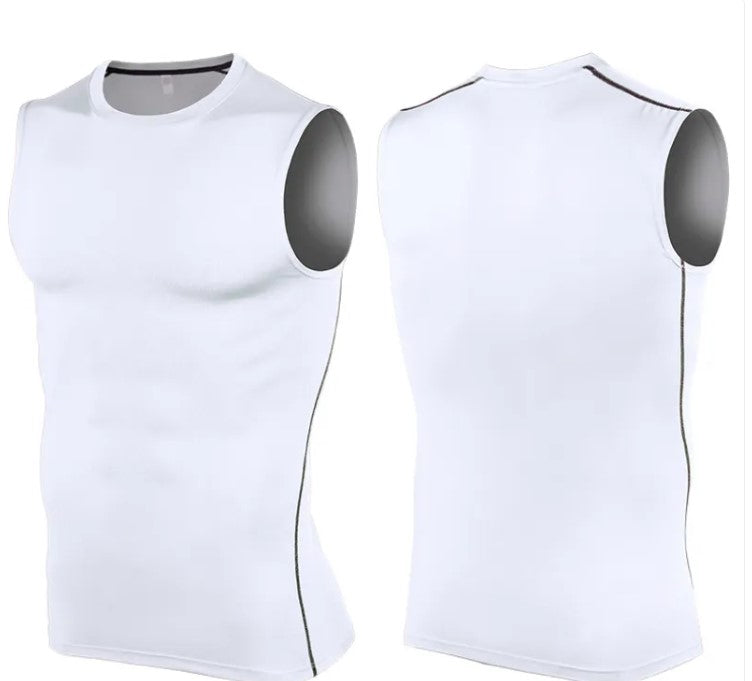 Men's Gym T-Shirt Vest – Sleeveless Sports Top for Training