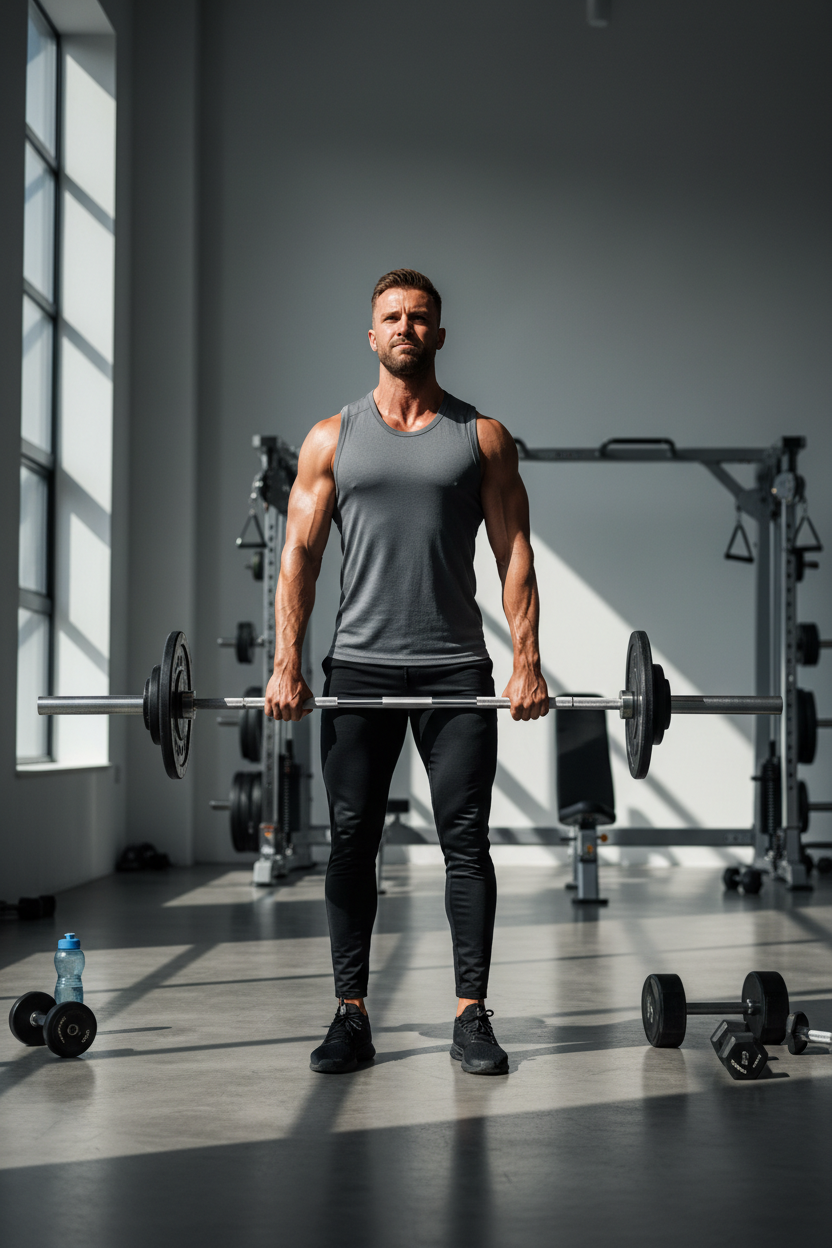 Men's Gym Pants and Vest Lifestyle